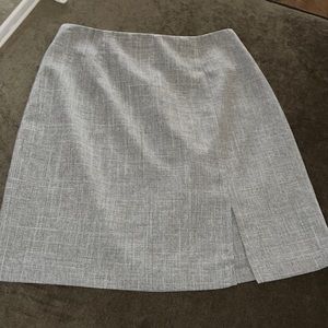 Grey formal skirt